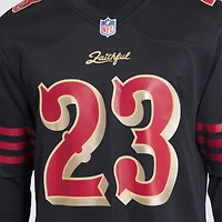 Men's Nike Christian McCaffrey Black San Francisco 49ers 2025 Rivalries Collection Game Jersey