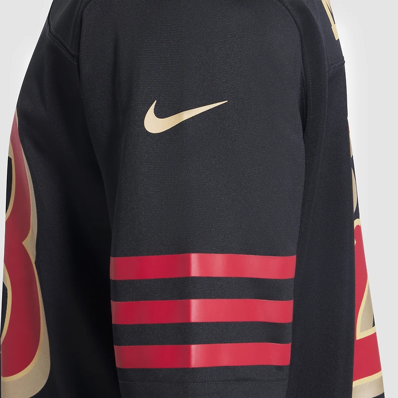 Men's Nike Christian McCaffrey Black San Francisco 49ers 2025 Rivalries Collection Game Jersey