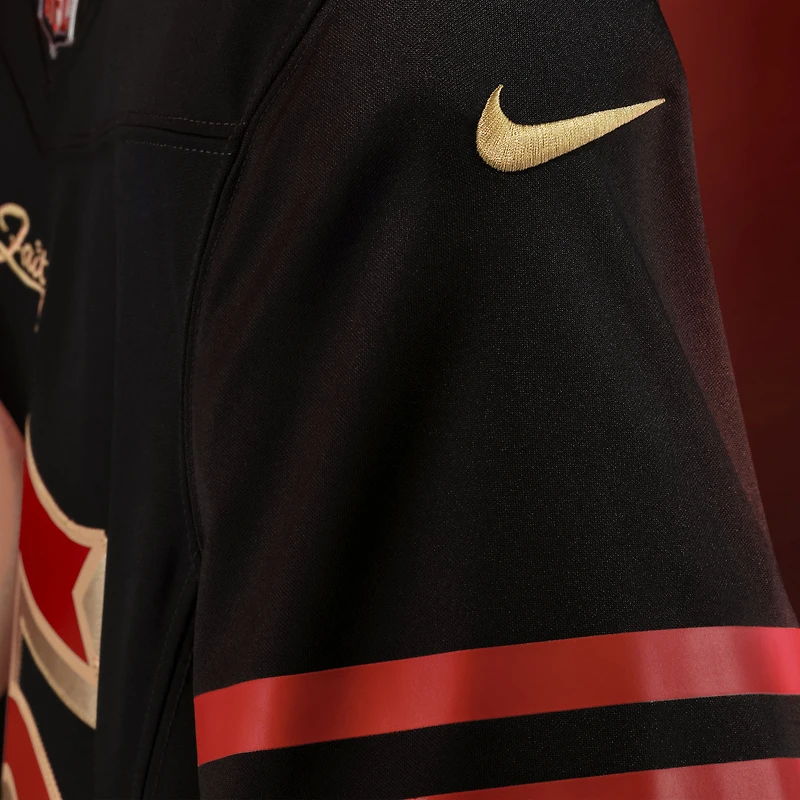 Men's Nike Christian McCaffrey Black San Francisco 49ers 2025 Rivalries Collection Limited Jersey