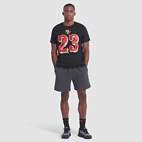 T-shirt Nike Christian McCaffrey noir pour homme, collection San Francisco 49ers 2025 Rivalries, nom et numéro du joueur