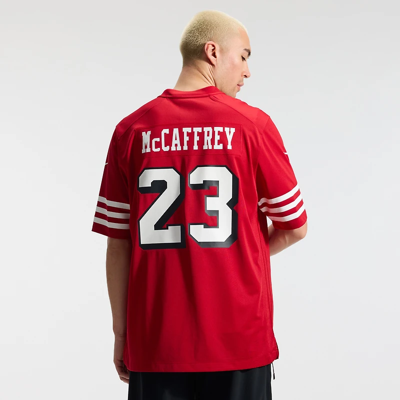 Men's Nike Christian McCaffrey Scarlet San Francisco 49ers Alternate Game Player Jersey