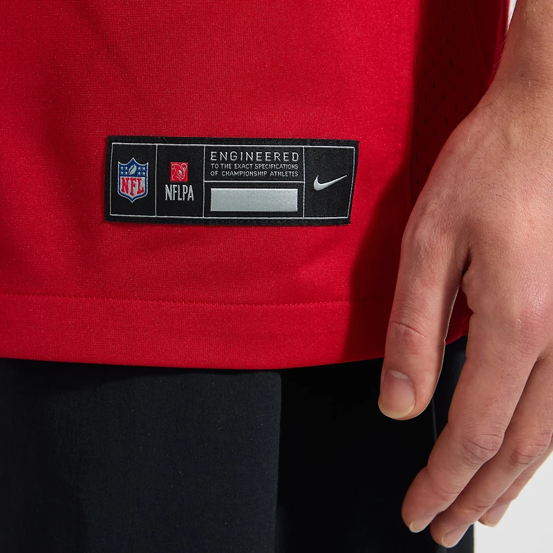 Men's Nike Christian McCaffrey Scarlet San Francisco 49ers Alternate Game Player Jersey