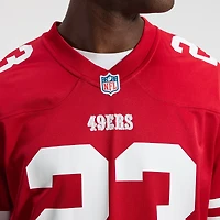 Maillot Nike Christian McCaffrey Scarlet San Francisco 49ers Game Player pour homme