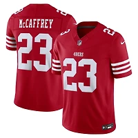 Maillot Nike Christian McCaffrey Scarlet San Francisco 49ers Vapor F.U.S.E. Stitched Limited pour homme