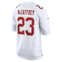 Men's Nike Christian McCaffrey Tundra White San Francisco 49ers Fashion Game Jersey