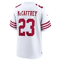 Men's Nike Christian McCaffrey Scarlet San Francisco 49ers Game Player Jersey