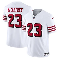 Men's Nike Christian McCaffrey White San Francisco 49ers Vapor F.U.S.E. Limited 2nd Alternate Jersey