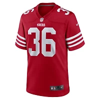 Maillot de match Nike Curtis Robinson Scarlet San Francisco 49ers pour homme