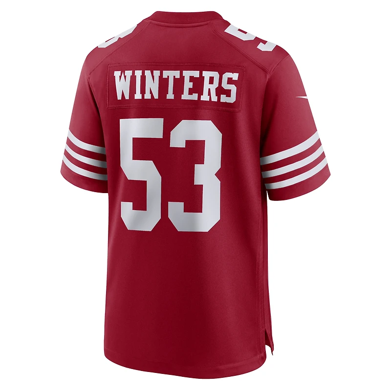 Maillot Nike Dee Winters Scarlet San Francisco 49ers Team Game pour Homme