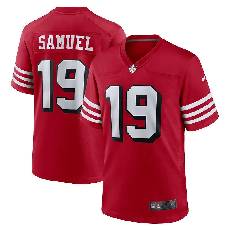 Men's Nike Deebo Samuel Sr Red San Francisco 49ers Alternate Game Jersey