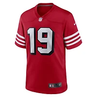 Men's Nike Deebo Samuel Sr Red San Francisco 49ers Alternate Game Jersey