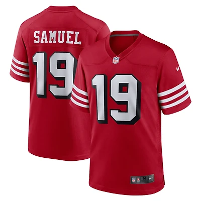 Men's Nike Deebo Samuel Sr Red San Francisco 49ers Alternate Game Jersey
