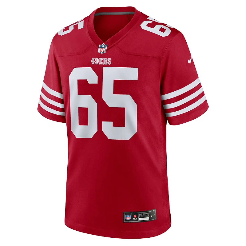 Maillot Nike Drew Moss Scarlet pour homme des San Francisco 49ers