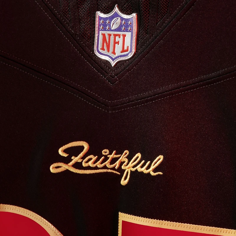 Men's Nike Fred Warner Black San Francisco 49ers 2025 Rivalries Collection Limited Jersey