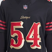 Men's Nike Fred Warner Black San Francisco 49ers 2025 Rivalries Collection Limited Jersey