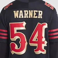 Men's Nike Fred Warner Black San Francisco 49ers 2025 Rivalries Collection Limited Jersey
