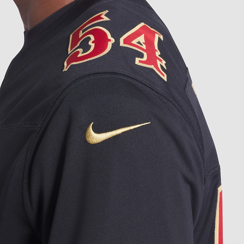 Men's Nike Fred Warner Black San Francisco 49ers 2025 Rivalries Collection Limited Jersey