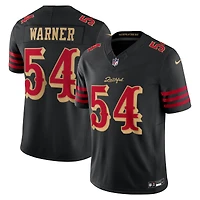 Men's Nike Fred Warner Black San Francisco 49ers 2025 Rivalries Collection Limited Jersey