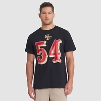 Men's Nike Fred Warner Black San Francisco 49ers 2025 Rivalries Collection Player Name & Number T-Shirt