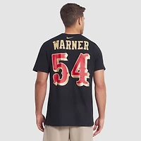 Men's Nike Fred Warner Black San Francisco 49ers 2025 Rivalries Collection Player Name & Number T-Shirt