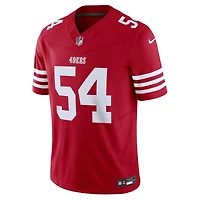 Nike Fred Warner Scarlet San Francisco 49ers Vapor F.U.S.E. Maillot limité