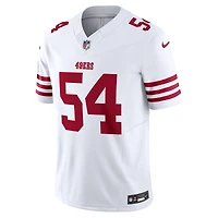 Men's Nike Fred Warner White San Francisco 49ers Vapor F.U.S.E. Limited Jersey