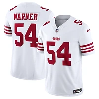 Men's Nike Fred Warner White San Francisco 49ers Vapor F.U.S.E. Limited Jersey