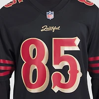 Men's Nike George Kittle Black San Francisco 49ers 2025 Rivalries Collection Game Jersey