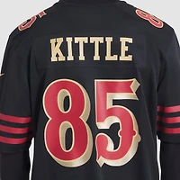 Men's Nike George Kittle Black San Francisco 49ers 2025 Rivalries Collection Game Jersey