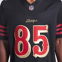 Maillot Nike George Kittle noir pour homme des San Francisco 49ers, collection Rivalries 2025, édition limitée