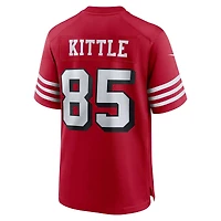 Maillot de match alternatif Nike George Kittle Scarlet pour homme des San Francisco 49ers