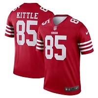 Haut Nike George Kittle Scarlet pour homme, joueur légendaire des San Francisco 49ers