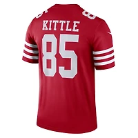 Haut Nike George Kittle Scarlet pour homme, joueur légendaire des San Francisco 49ers
