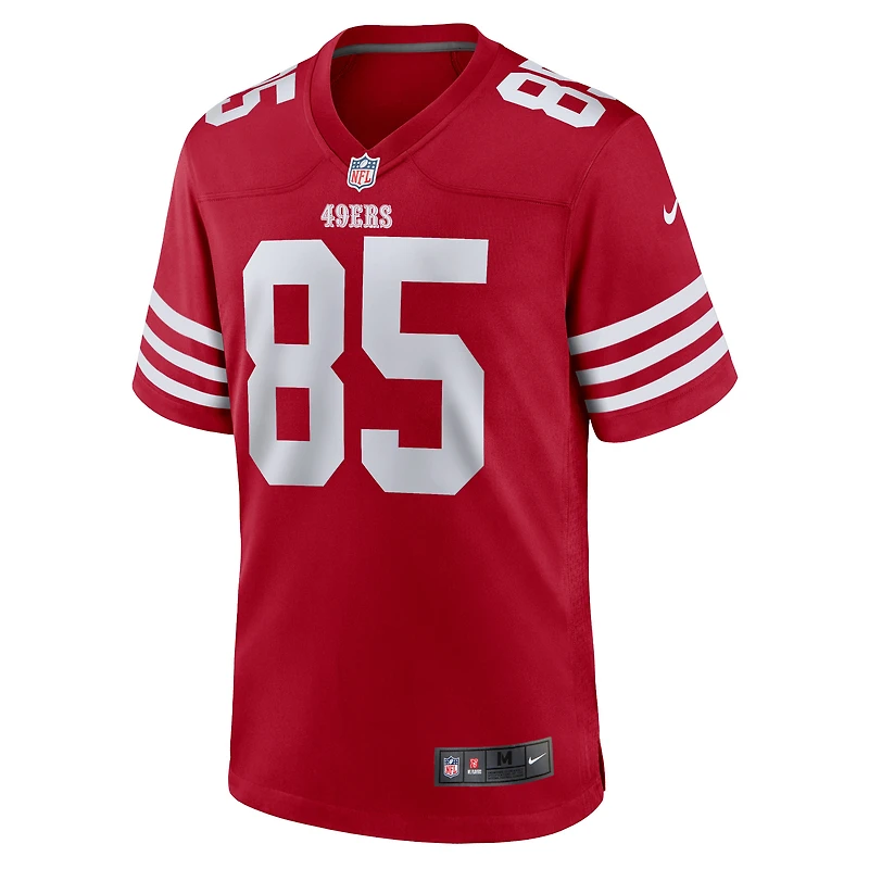 Maillot de match joueur Nike George Kittle Scarlet des San Francisco 49ers pour homme