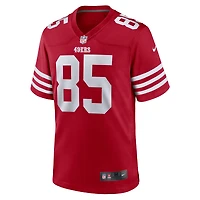 Maillot de match joueur Nike George Kittle Scarlet des San Francisco 49ers pour homme