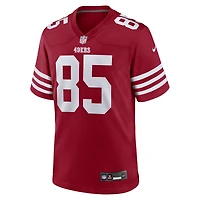 Men's Nike George Kittle Scarlet San Francisco 49ers Player Game Jersey