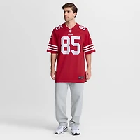 Men's Nike George Kittle Scarlet San Francisco 49ers Team Game Jersey