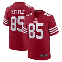 Maillot Nike George Kittle Scarlet San Francisco 49ers Team Game pour homme