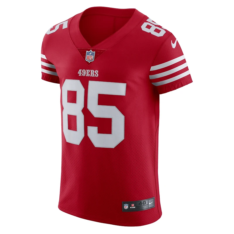 Maillot Nike George Kittle Scarlet San Francisco 49ers Vapor Elite pour homme