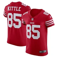 Maillot Nike George Kittle Scarlet San Francisco 49ers Vapor Elite pour homme
