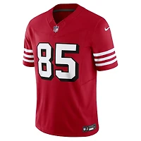 Nike George Kittle Scarlet pour homme San Francisco 49ers Vapor F.U.S.E. Maillot limit