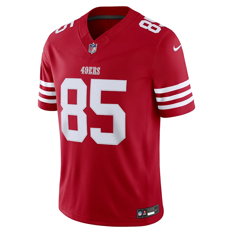 Men's Nike George Kittle Scarlet San Francisco 49ers Vapor F.U.S.E. Stitched Limited Jersey