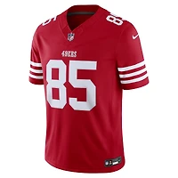 Men's Nike George Kittle Scarlet San Francisco 49ers Vapor F.U.S.E. Stitched Limited Jersey
