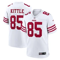 Maillot de match joueur Nike George Kittle des San Francisco 49ers pour homme, blanc