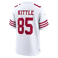 Maillot de match joueur Nike George Kittle des San Francisco 49ers pour homme, blanc