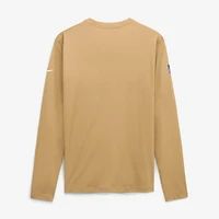 Men's Nike Gold San Francisco 49ers Sideline Small Logo Legend Dri-FIT Long Sleeve T-Shirt