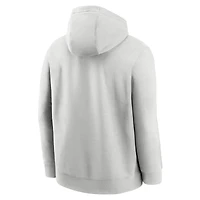 Sweat à capuche Nike gris San Francisco 49ers Edge Pack French Terry Club pour homme