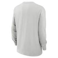 T-shirt à manches longues Nike gris San Francisco 49ers Essential Heavy Max90 pour homme