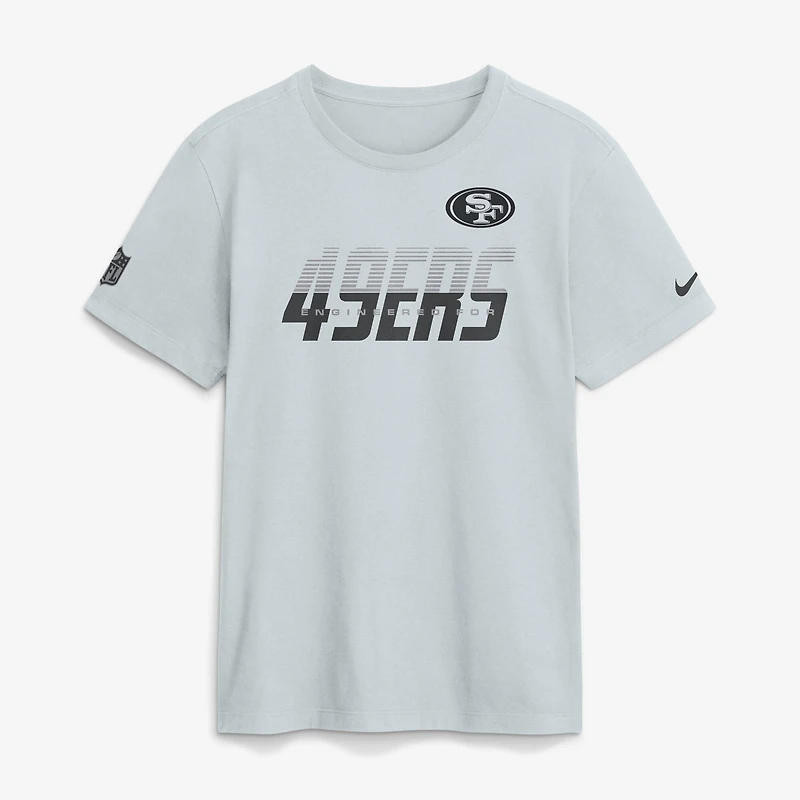 Men's Nike Gray San Francisco 49ers Sideline Dri-FIT T-Shirt
