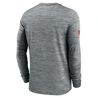 Men's Nike Gray San Francisco 49ers Sideline Velocity Dri-FIT Long Sleeve T-Shirt